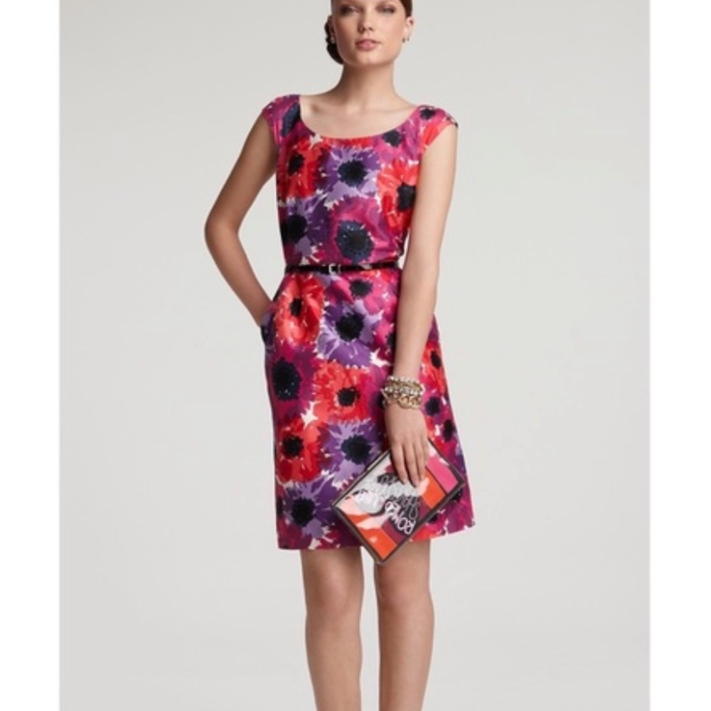 Kate Spade Floral Silk Blend Party Dress w pockets- Size 2